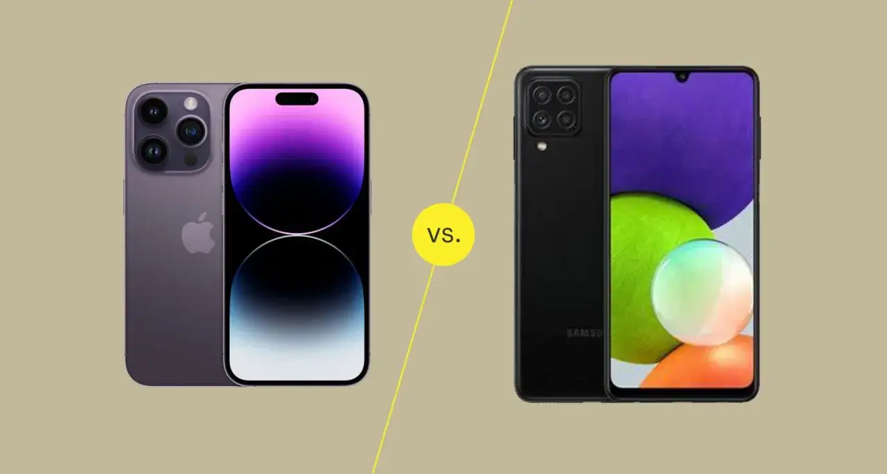Por&oacute;wnanie iPhone'a i Androida: dwa telefony, r&oacute;żne systemy. Zobacz, czym się r&oacute;żni iPhone od Androida.