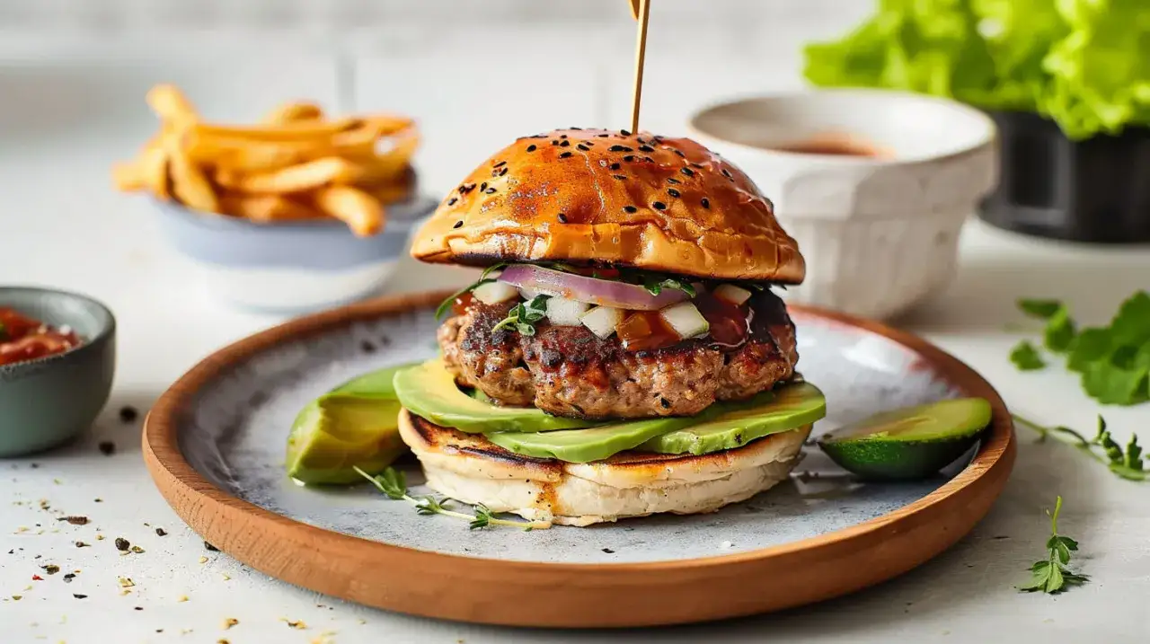 r&oacute;żne kawałki wołowiny na burgery z widocznym marmurkiem