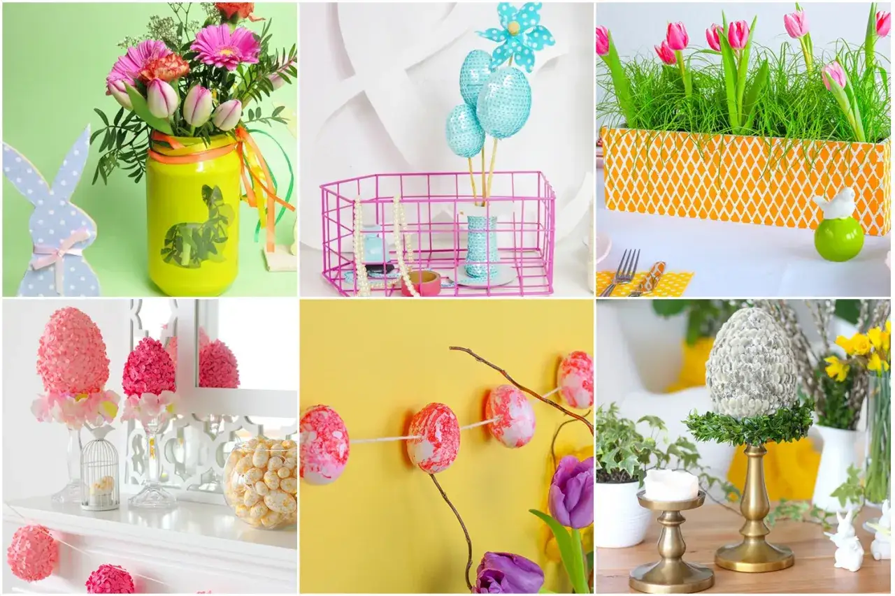 wielkanocne dekoracje naturalne diy