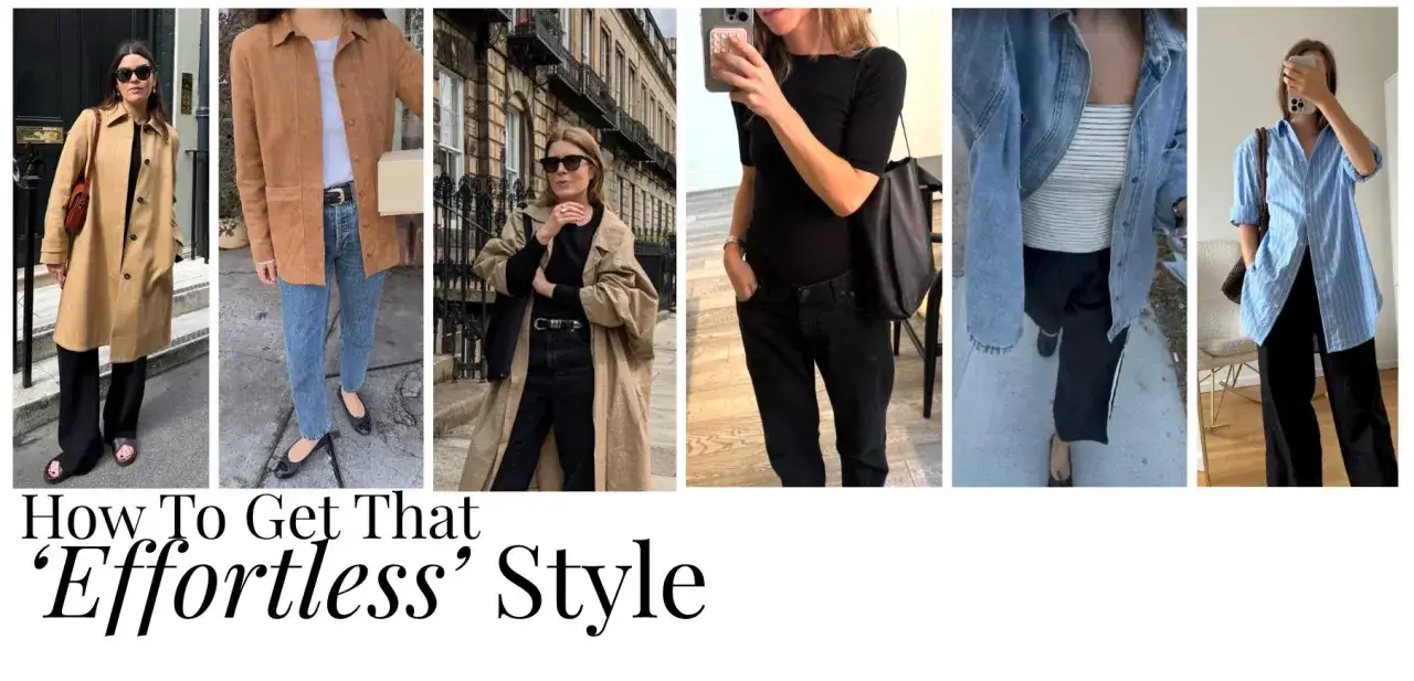 Seis looks para saber como tener estilo sin esfuerzo: gabardinas, vaqueros, camisas y m&aacute;s.