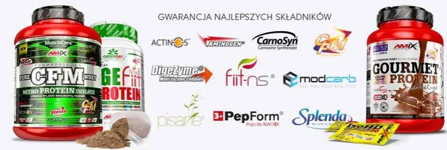 sportowiec spożywający produkty proteinowe