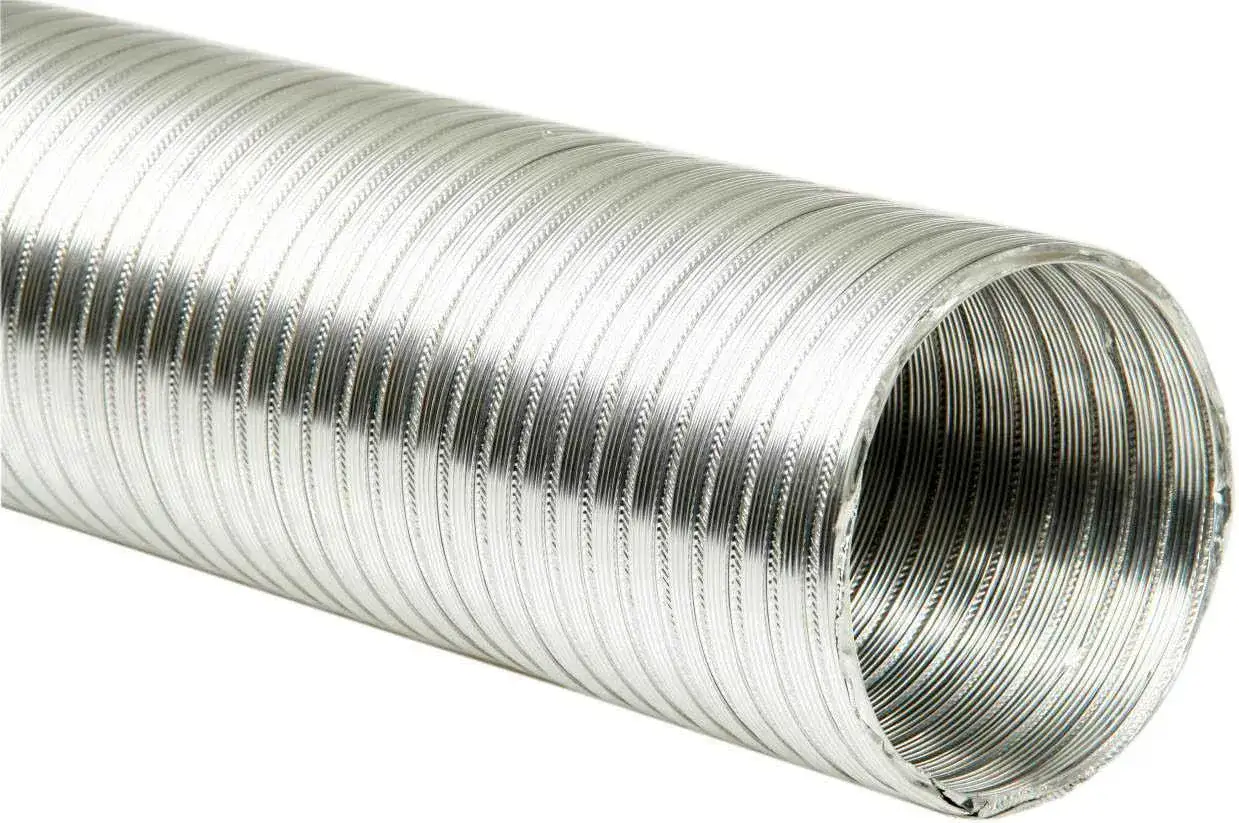 Elastyczna, aluminiowa rura wentylacyjna, idealna jako rozwiązanie, jakie rury do pieca węglowego.