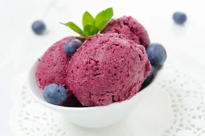 Składniki na sorbet borówkowy
