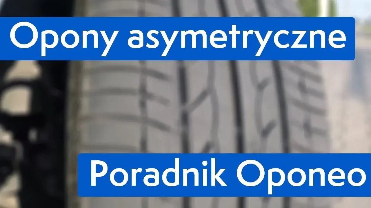 Oznaczenia na oponach kierunkowych i asymetrycznych