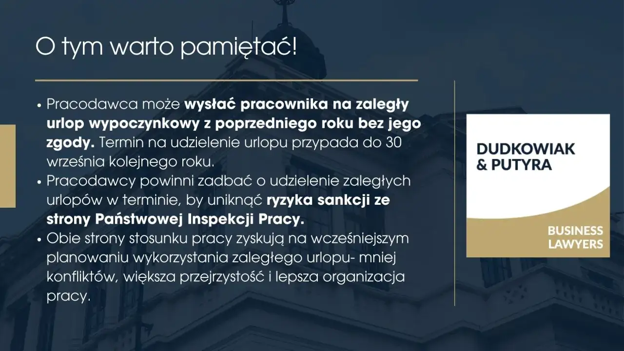 Pamiętaj o urlopie! Pracodawca może wysłać na zaległy urlop bez zgody, termin do 30 września. Unikaj sankcji i planuj urlop, by uniknąć konfliktów.