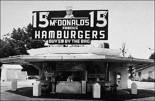 historyczne reklamy white castle mcdonalds