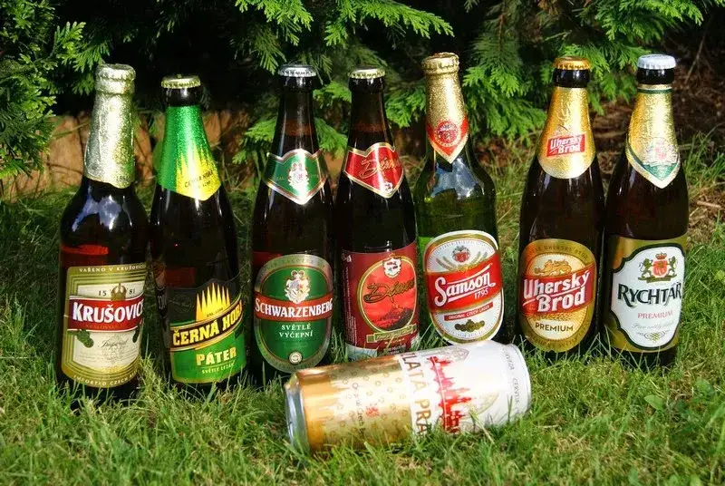 Czeskie piwa w supermarkecie