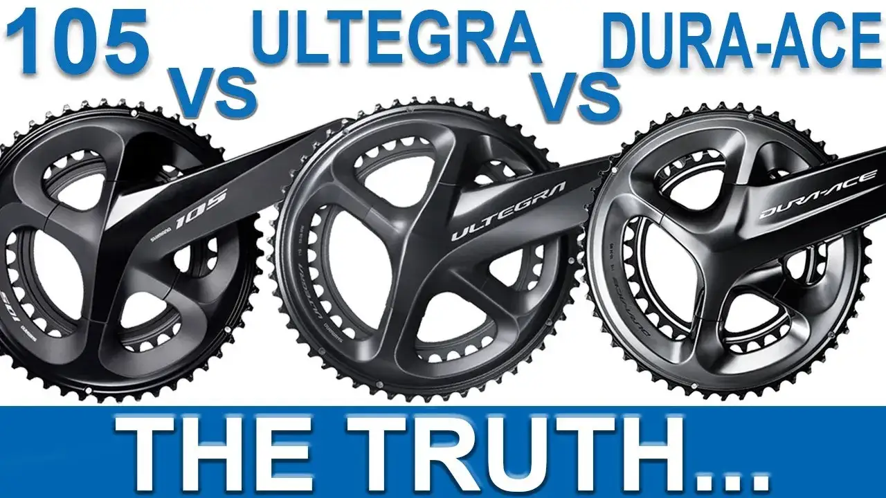 porównanie korb szosowych Shimano 105 Ultegra Dura-Ace