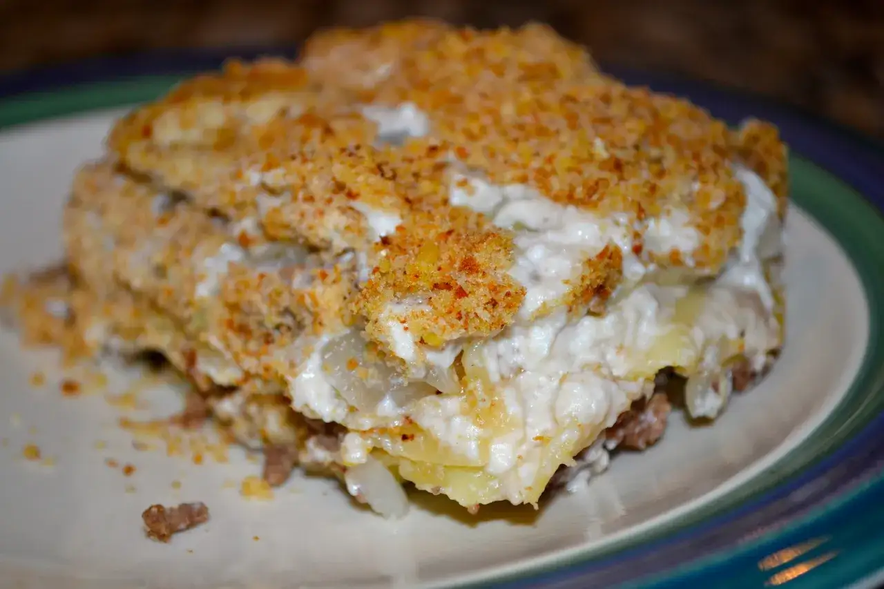 boeuf strogonow lasagne