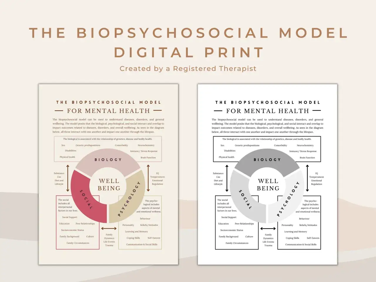 schemat model biopsychospołeczny zaburzenia osobowości