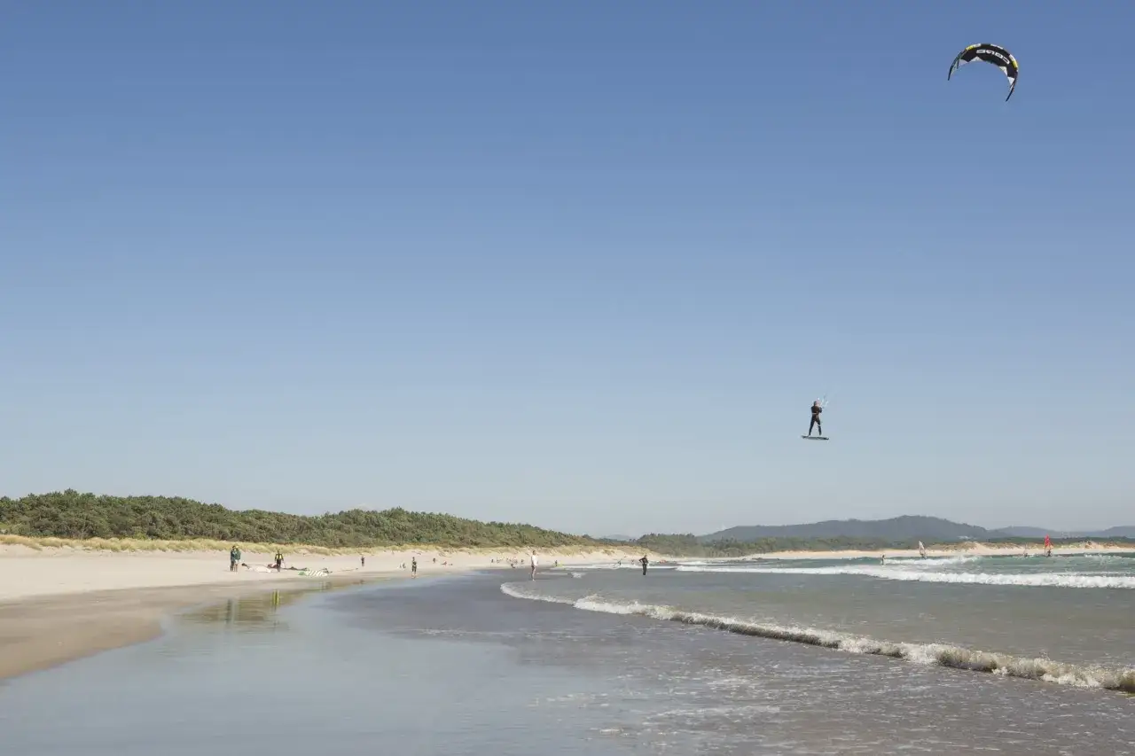 Kitesurfing Portugalia krajobraz