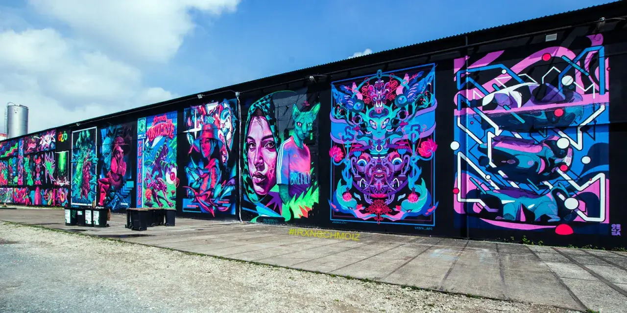 Graffiti Hall of Fame Stephanibrücke Bremen