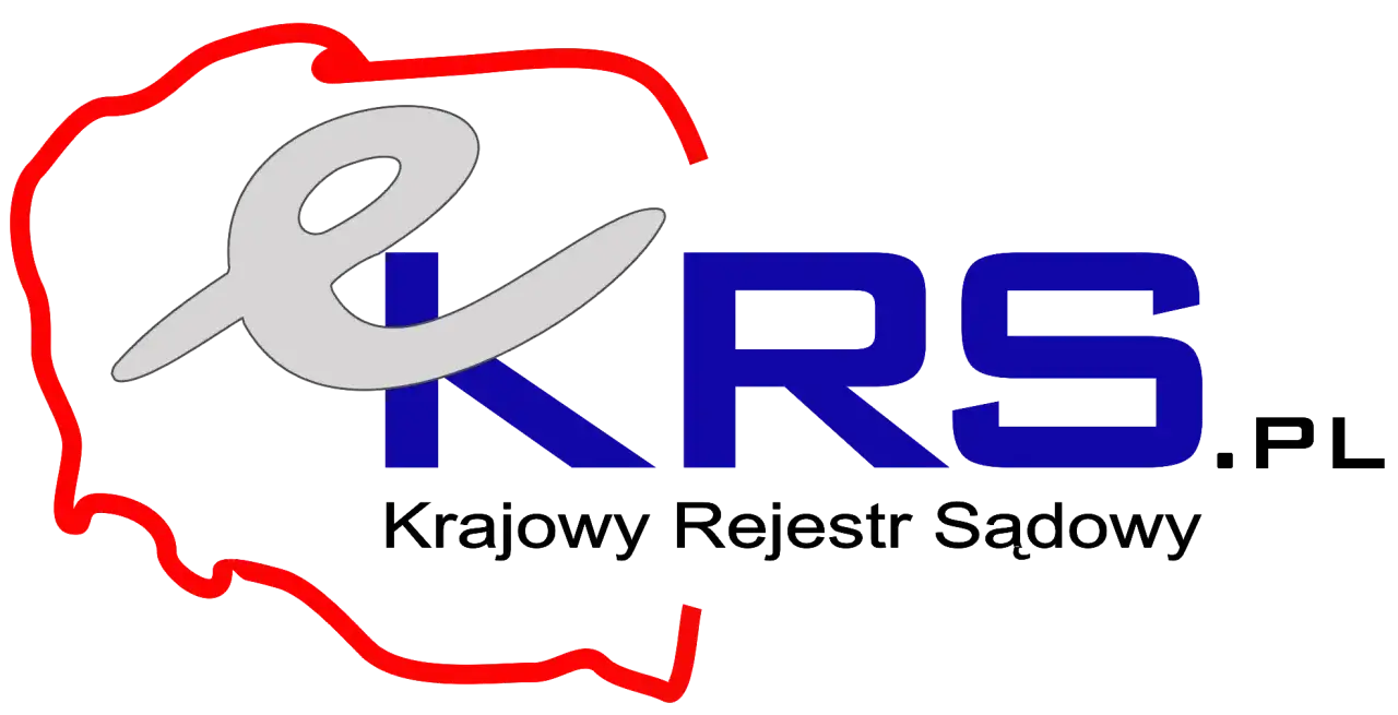 Logo KRS, czyli Krajowy Rejestr Sądowy. To system, który gromadzi dane o podmiotach gospodarczych.
