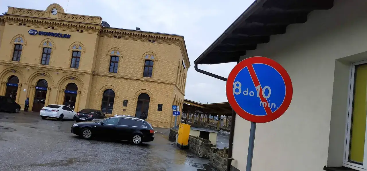 Postój taksówek Inowrocław dworzec PKP