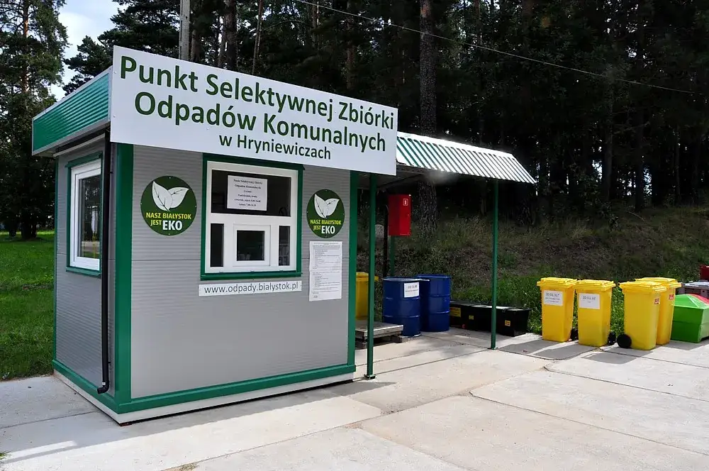 PSZOK punkt selektywnej zbi&oacute;rki odpad&oacute;w komunalnych