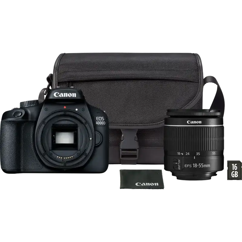 Zdjęcie Lustrzanka Canon EOS 4000D – idealny aparat dla każdego fotografa