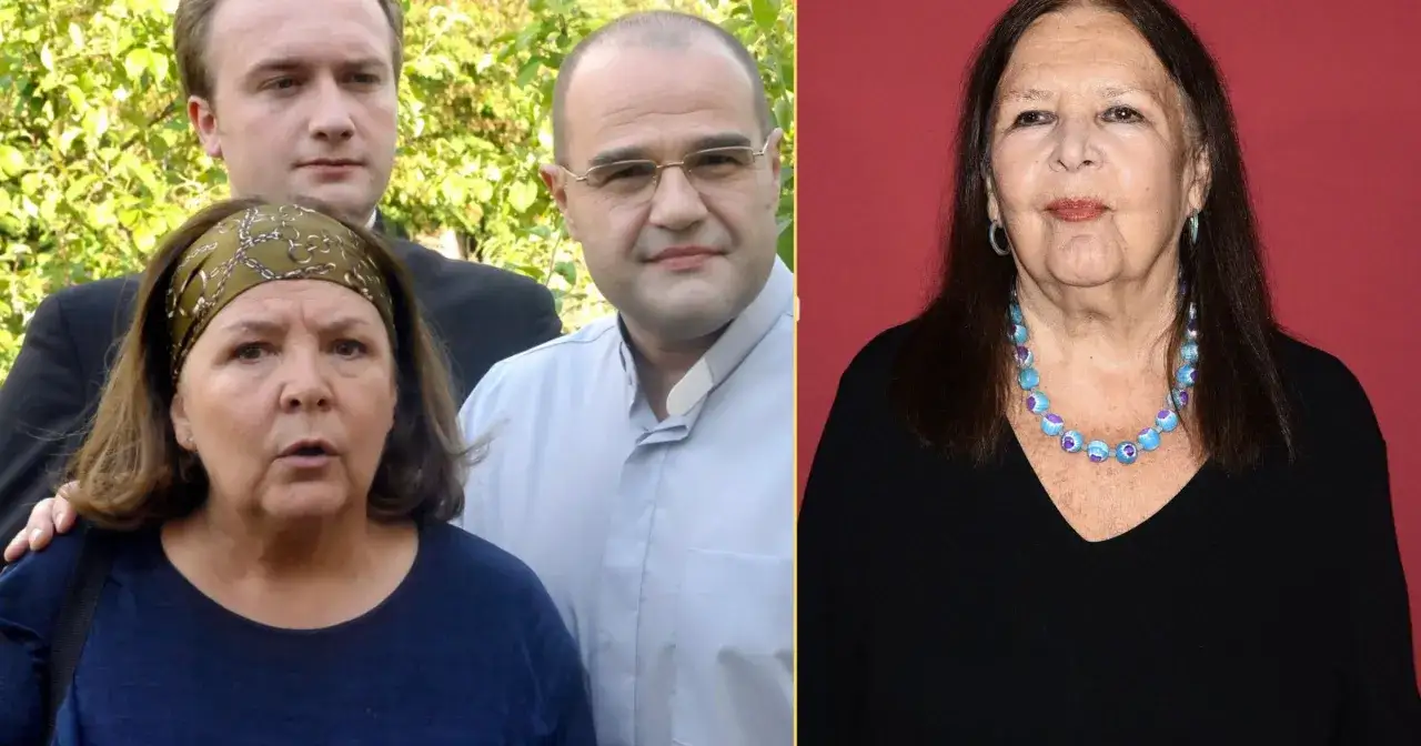 Marta Lipińska nie żyje. Aktorka na zdjęciu z bliskimi i w stylizacji z naszyjnikiem.