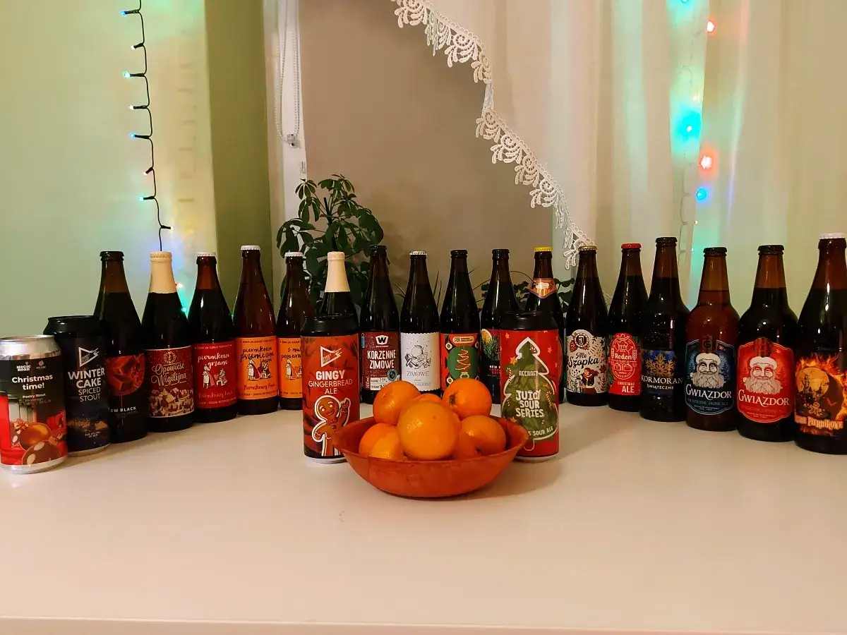 Kolekcja piw na zimowe wieczory: Winter Cake, Korzenne Zimowe, Gwiazdor i inne świąteczne smaki.