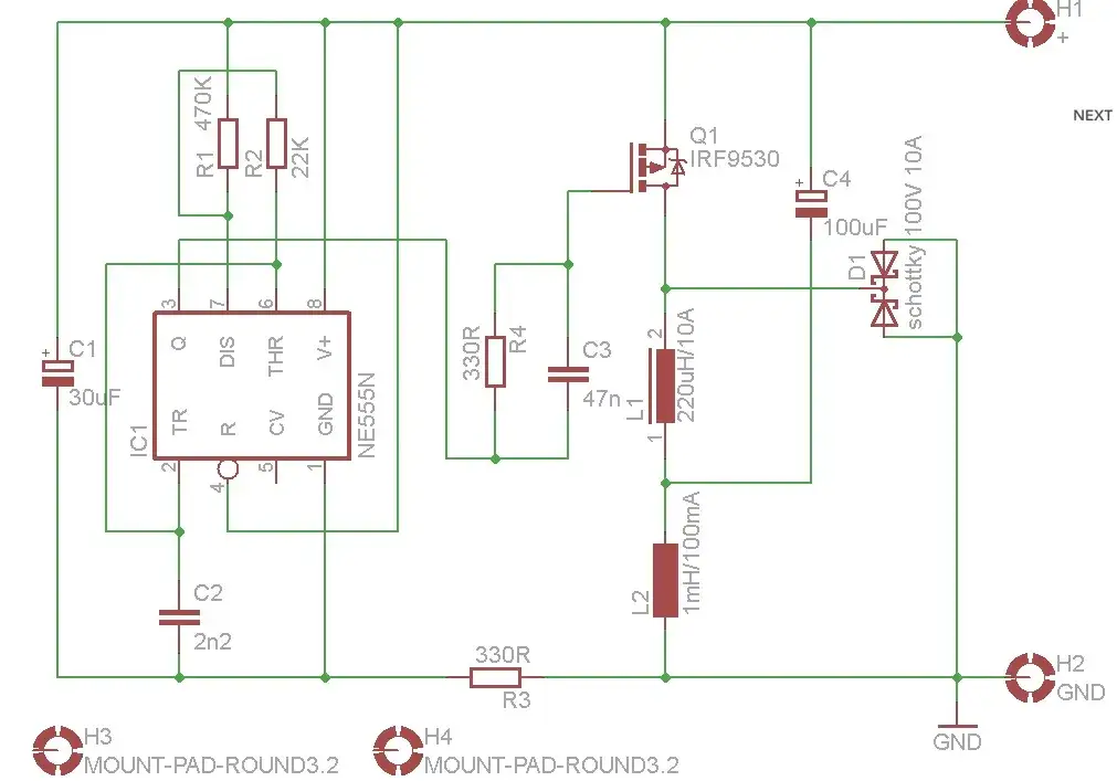 zasiarczony akumulator schemat