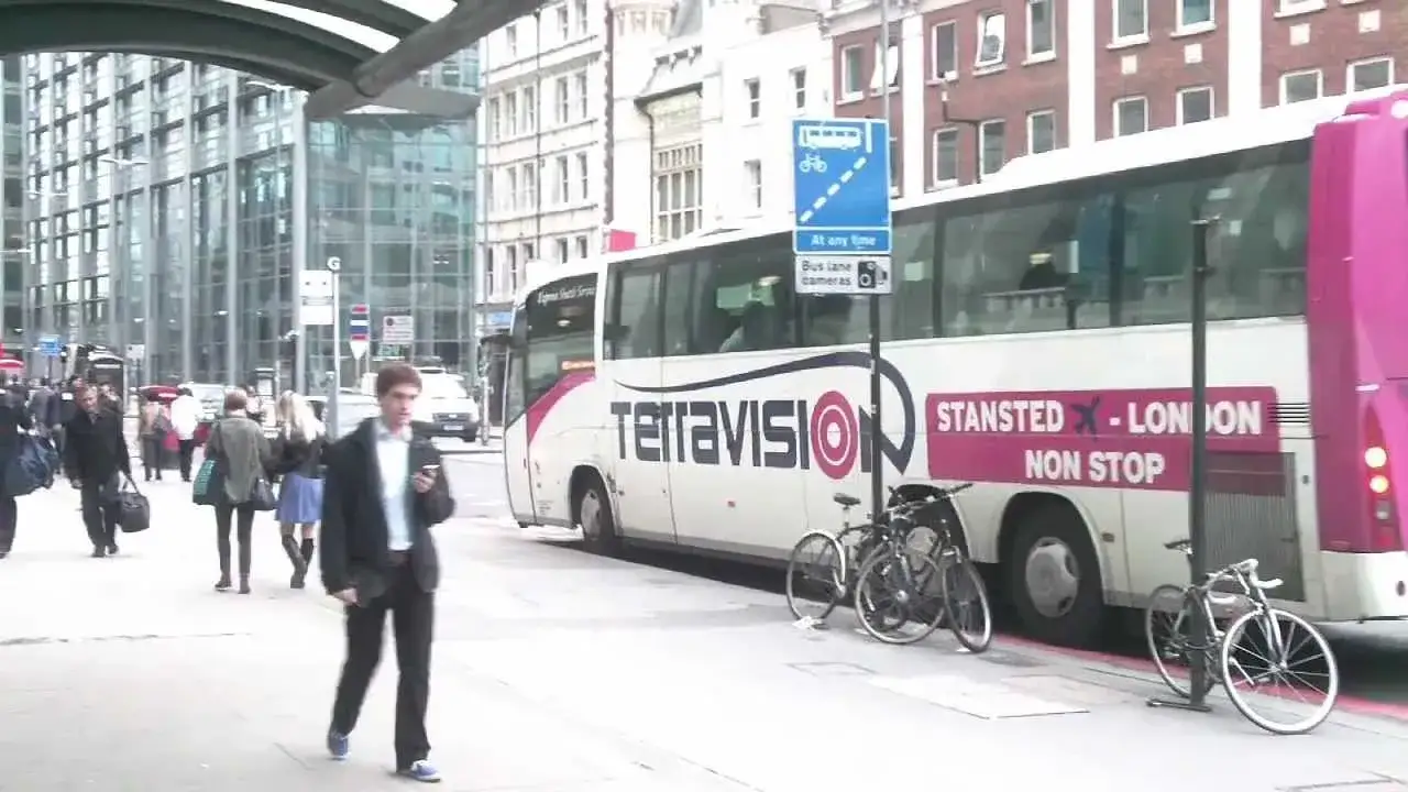 Zdjęcie przystanku autobusowego National Express Stop K Bishopsgate