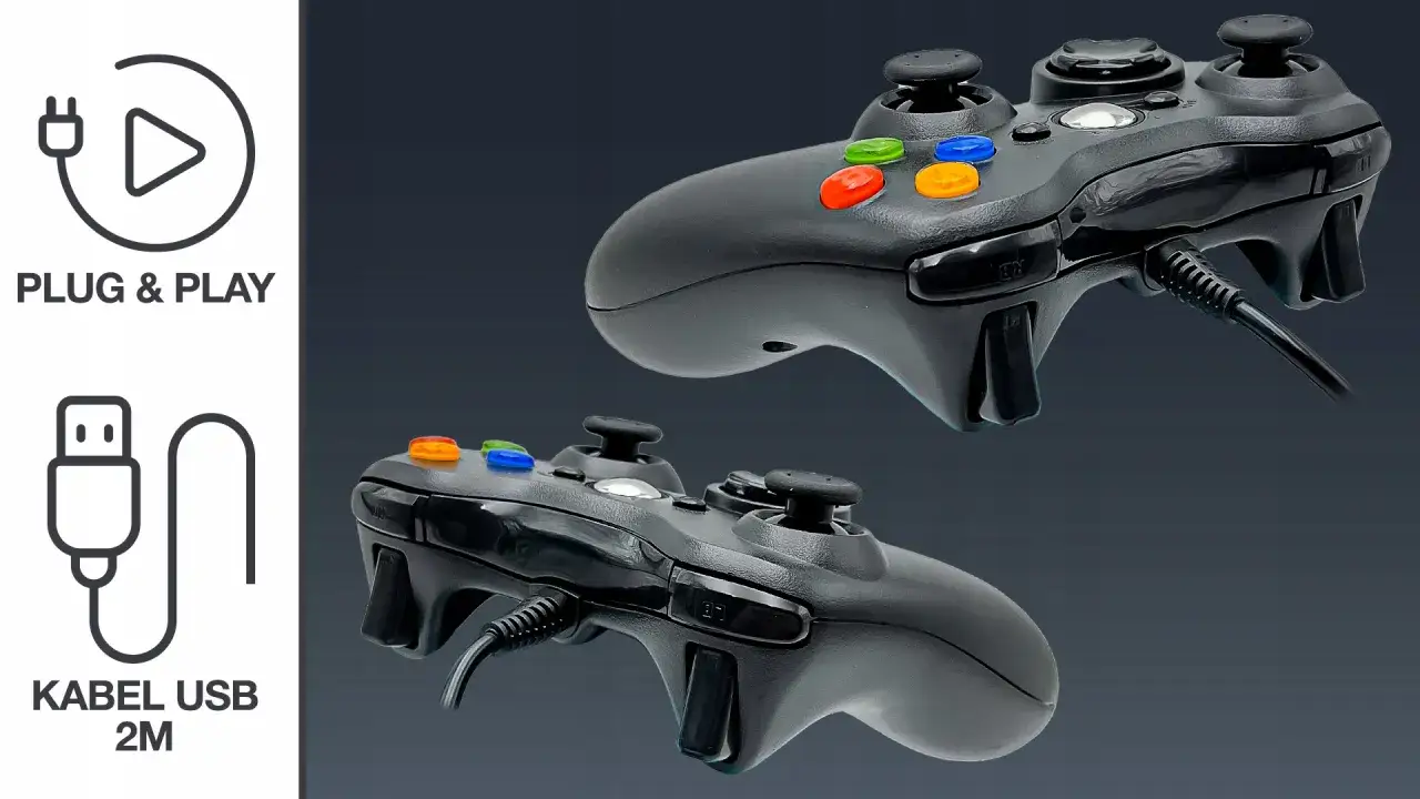 Pad Xbox podłączony do PC