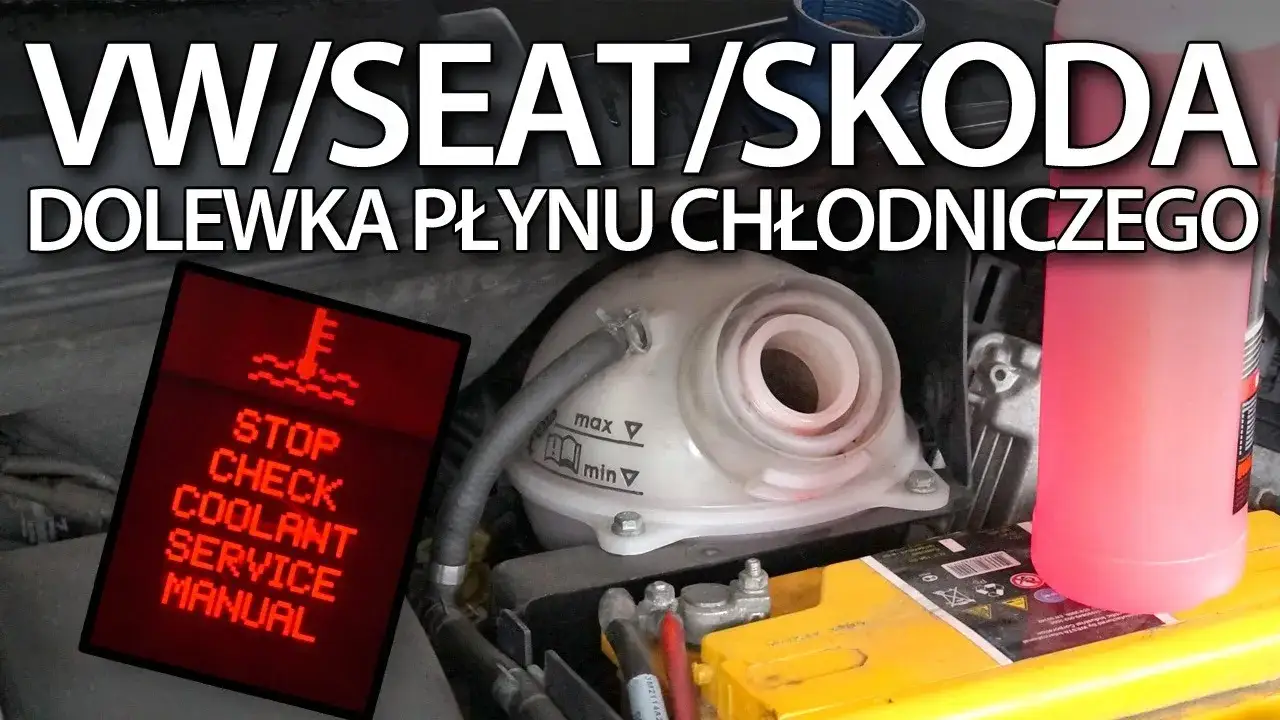 Sprawdzanie poziomu płynu chłodniczego Seat Ibiza