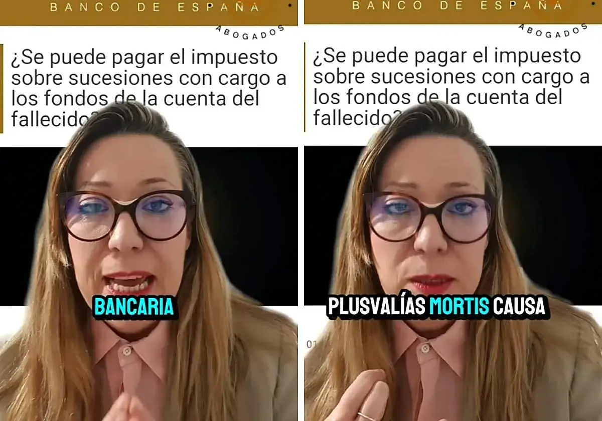 Abogada explica que es delito sacar dinero de una cuenta de un fallecido para pagar el impuesto de sucesiones.