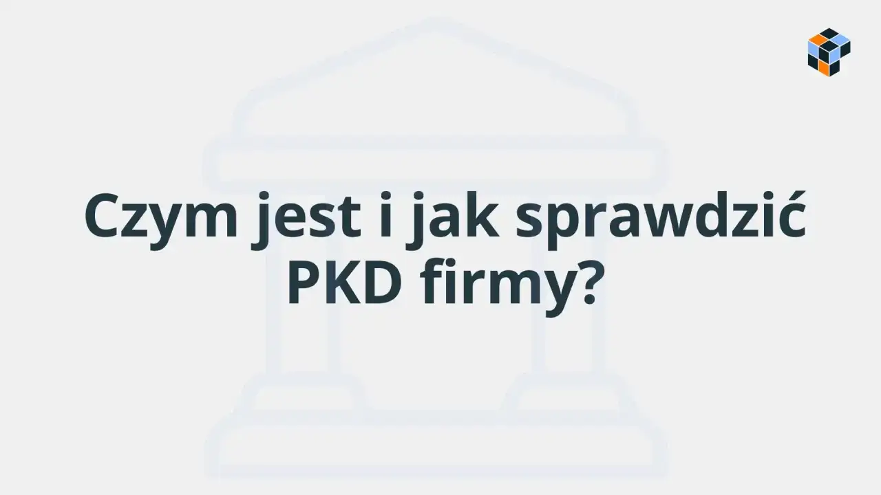 Czym jest i jak sprawdzić kod PKD firmy? Grafika przedstawia pytanie o kod PKD.