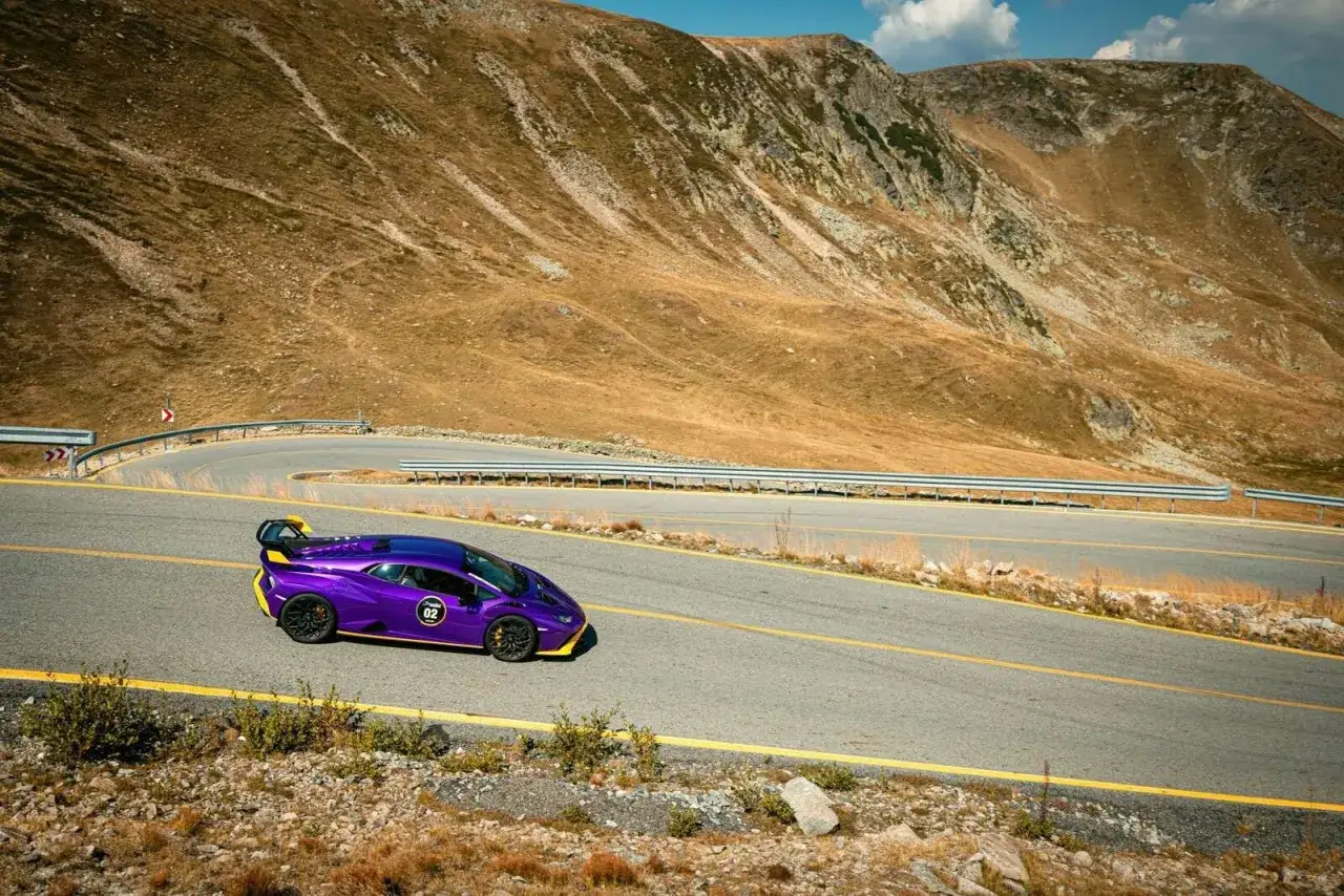 Lamborghini Hurac&aacute;n na drodze