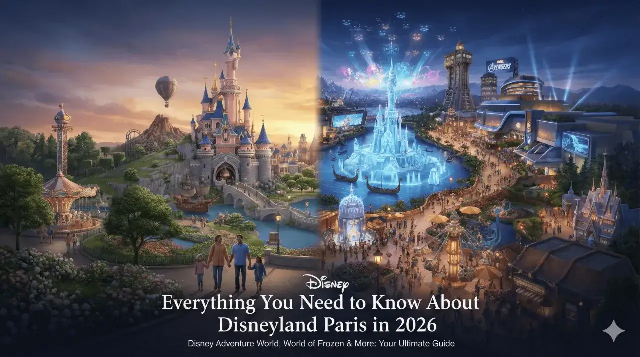 Magiczny Disneyland Paryż: zamek, karuzela, Avengers i lodowy pałac. Odkryj wszystkie atrakcje!