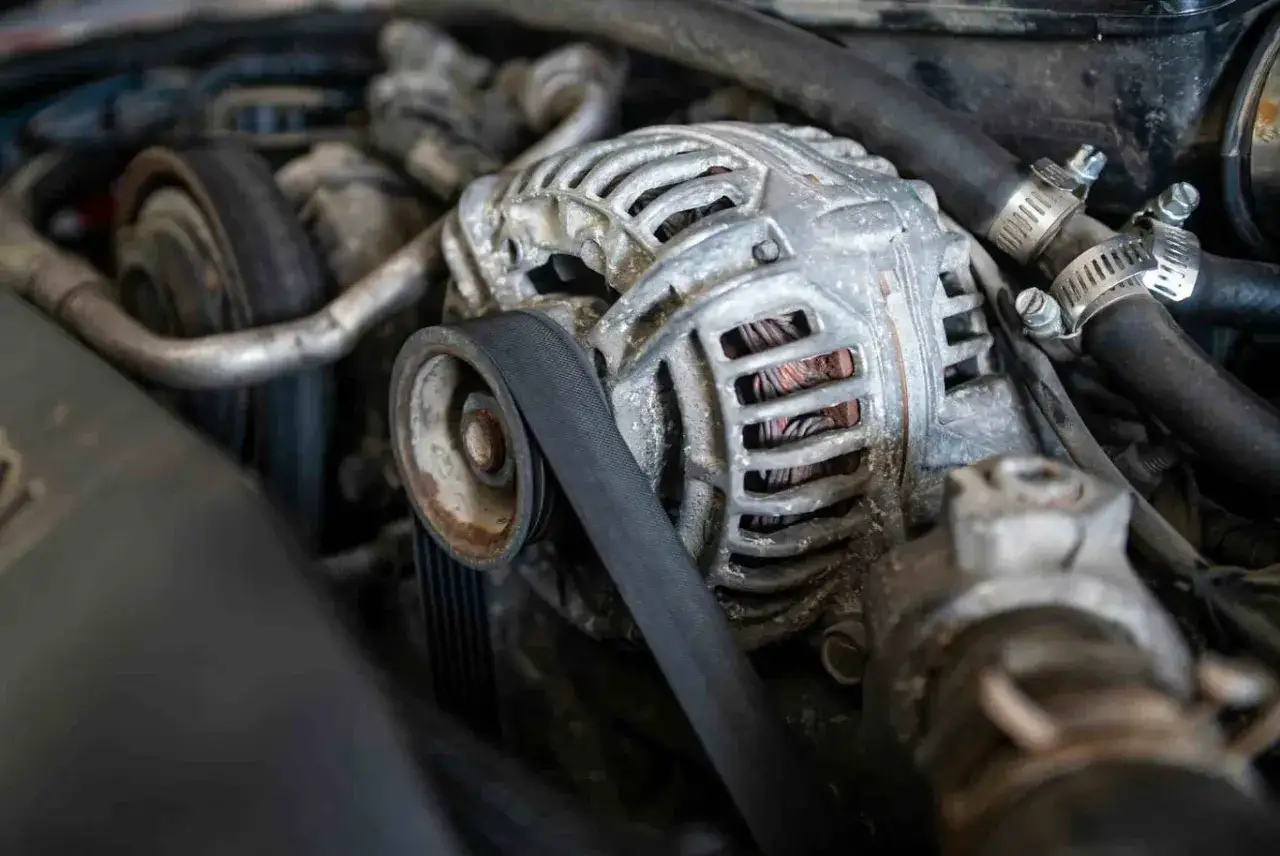 Stary alternator w samochodzie, zastanawiasz się, ile kosztuje alternator?
