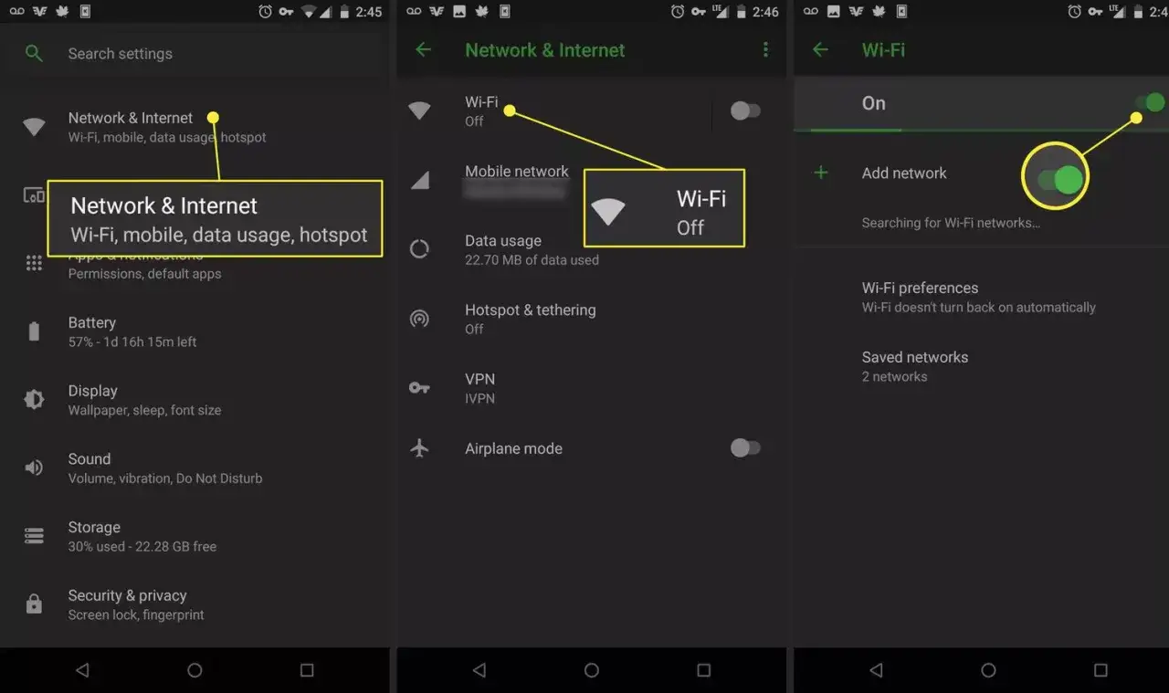 Jak wpisać hasło do wifi w telefonie: wybierz 