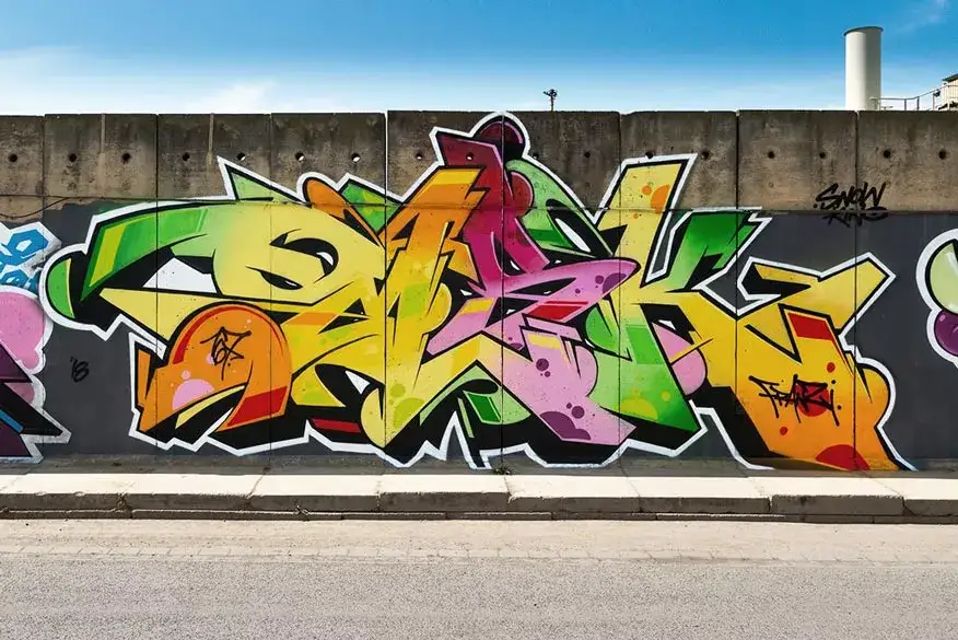 verschiedene graffiti stile übersicht