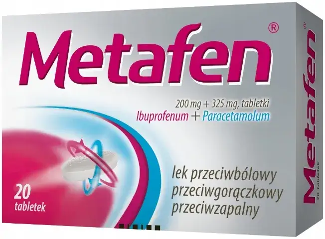 opakowania leków z paracetamolem i ibuprofenem