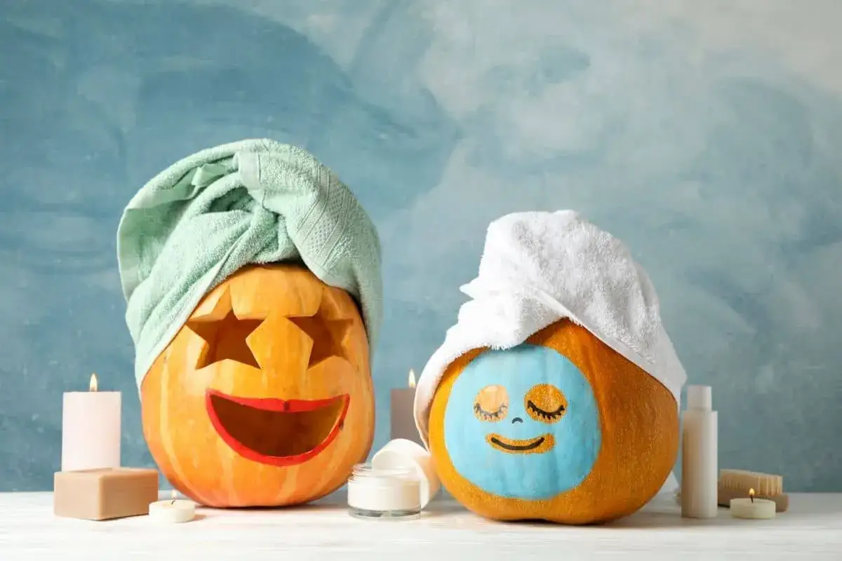 malowane dynie halloween diy z dziećmi