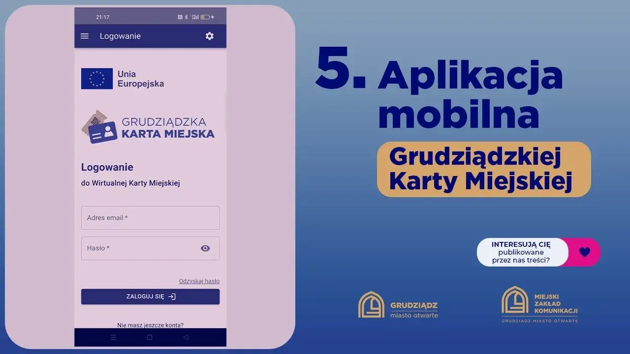 aplikacje mobilne bilety MZK Grudziądz