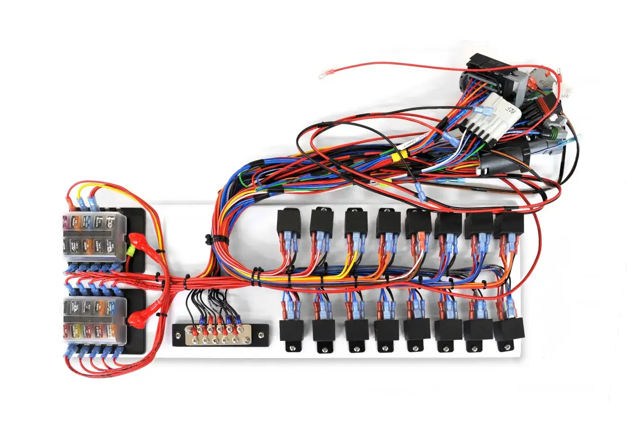 Nowoczesna linia produkcyjna wiązek elektrycznych automotive