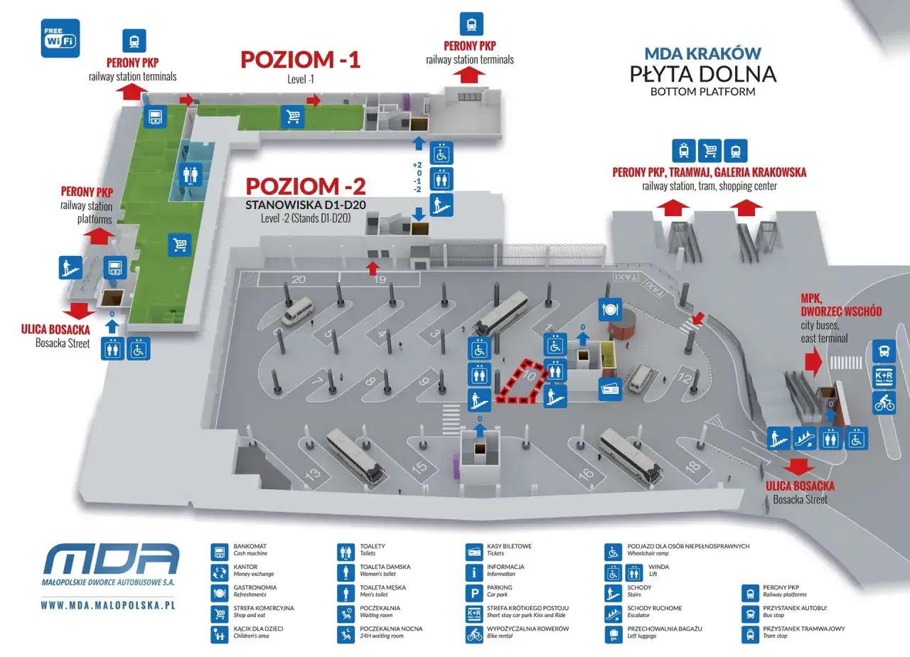 Rozkład jazdy autobus&oacute;w MDA Krak&oacute;w