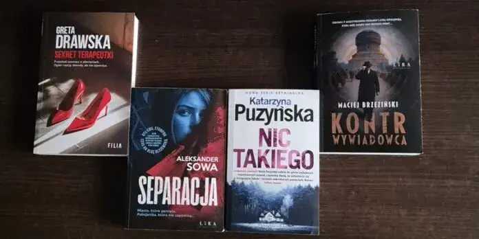 okładki polskich reportaży, polskie kryminały, polska fantastyka książki