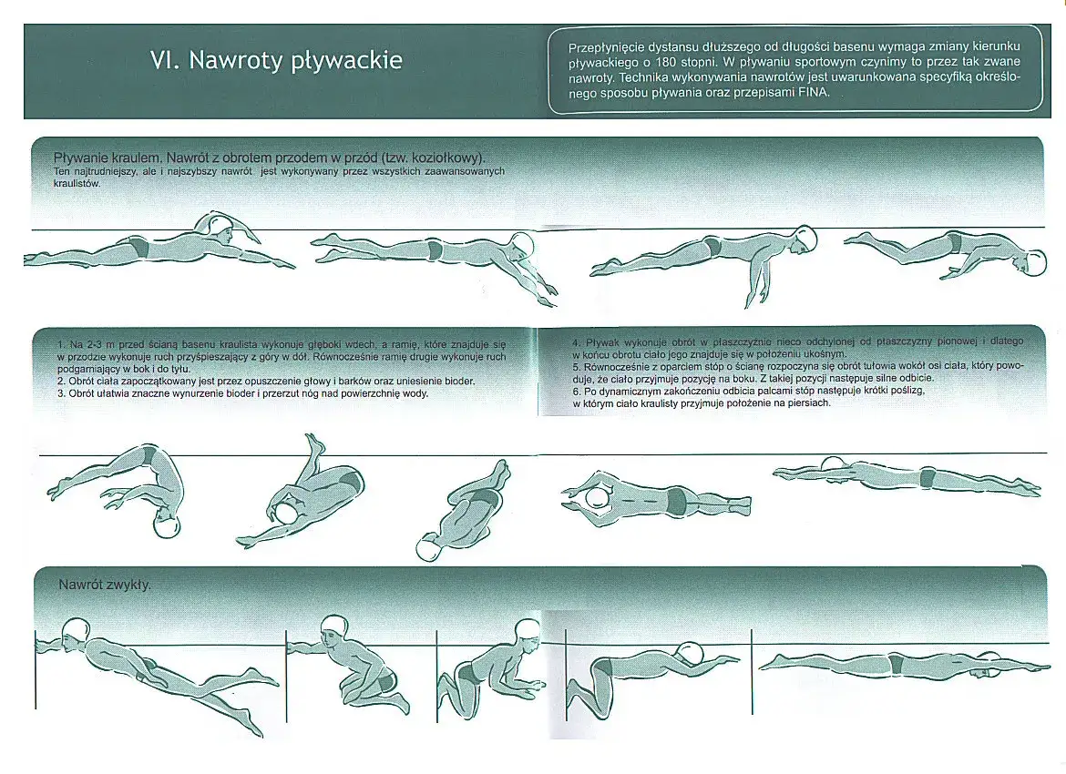 tabela porównująca style pływackie
