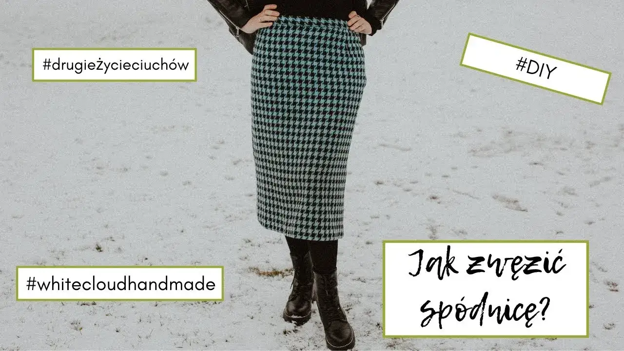 Jak zwęzić spódnicę z zamkiem błyskawicznym