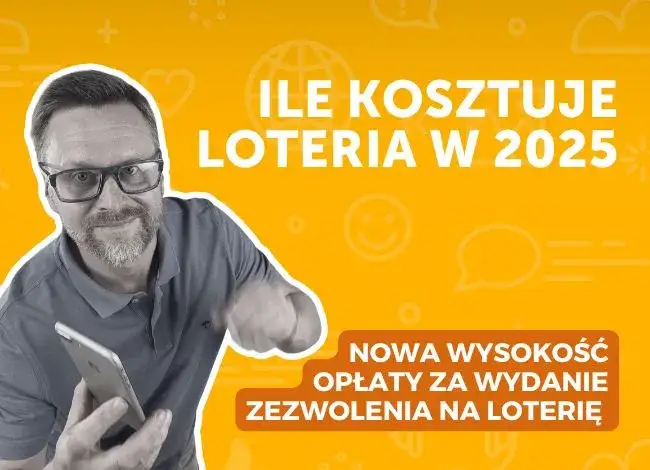 koszty organizacji loterii promocyjnej infografika
