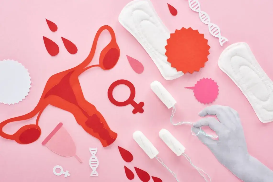 środki higieniczne menstruacyjne podpaski