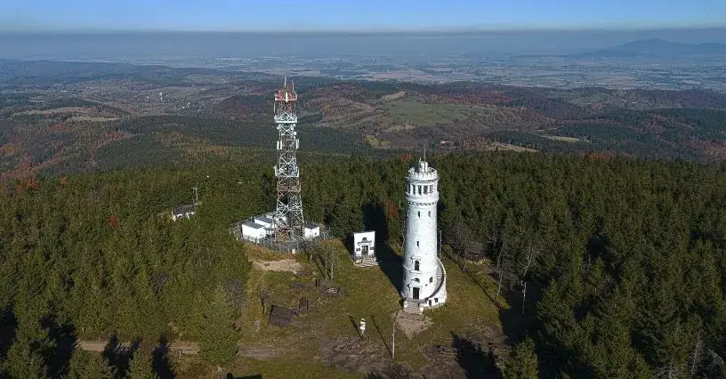 Wielka Sowa zielony szlak Przełęcz Sokola