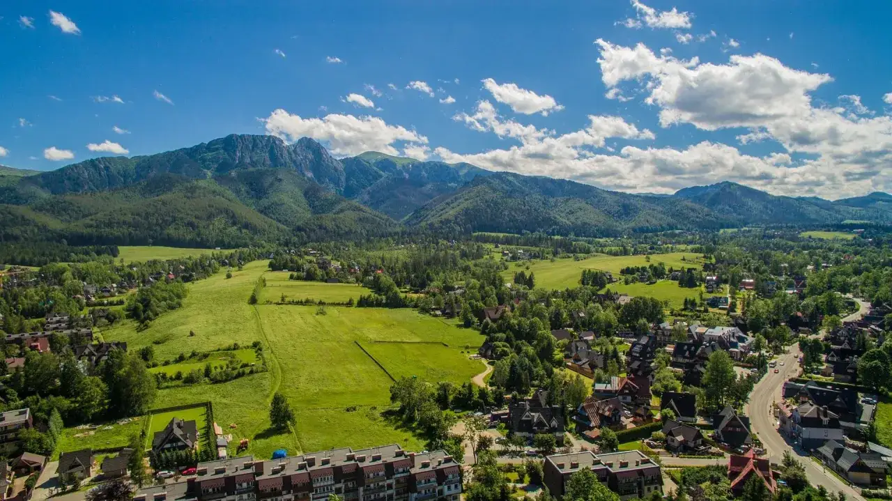Willa Wierch Zakopane widok na Giewont