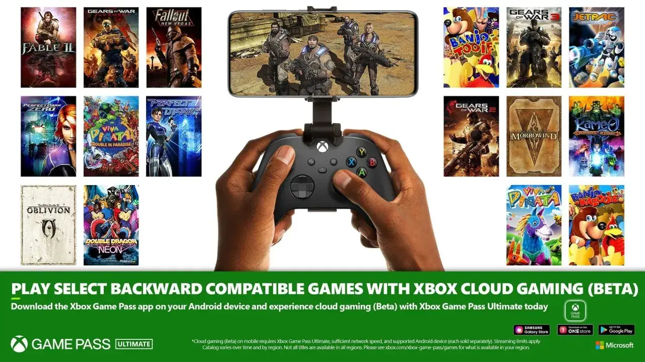 Xbox Game Pass Ultimate logo i kontroler