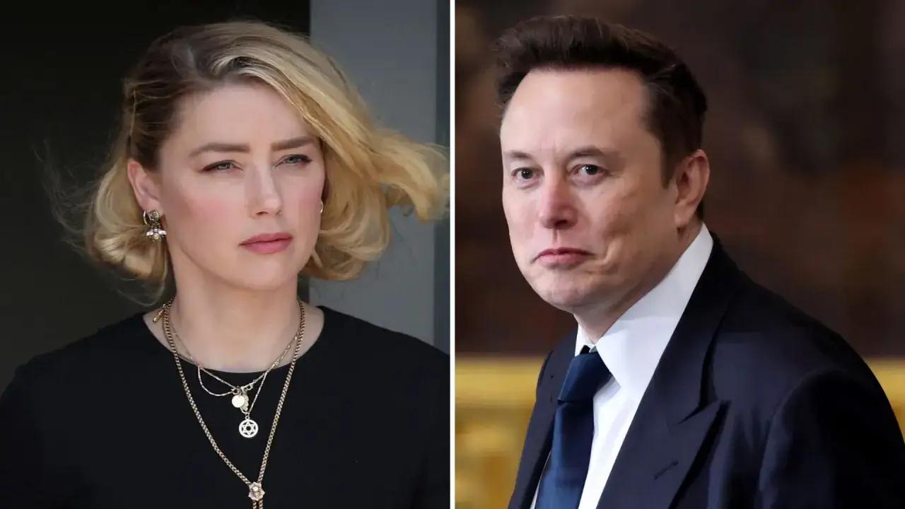 Amber Heard i Elon Musk na zdjęciu.