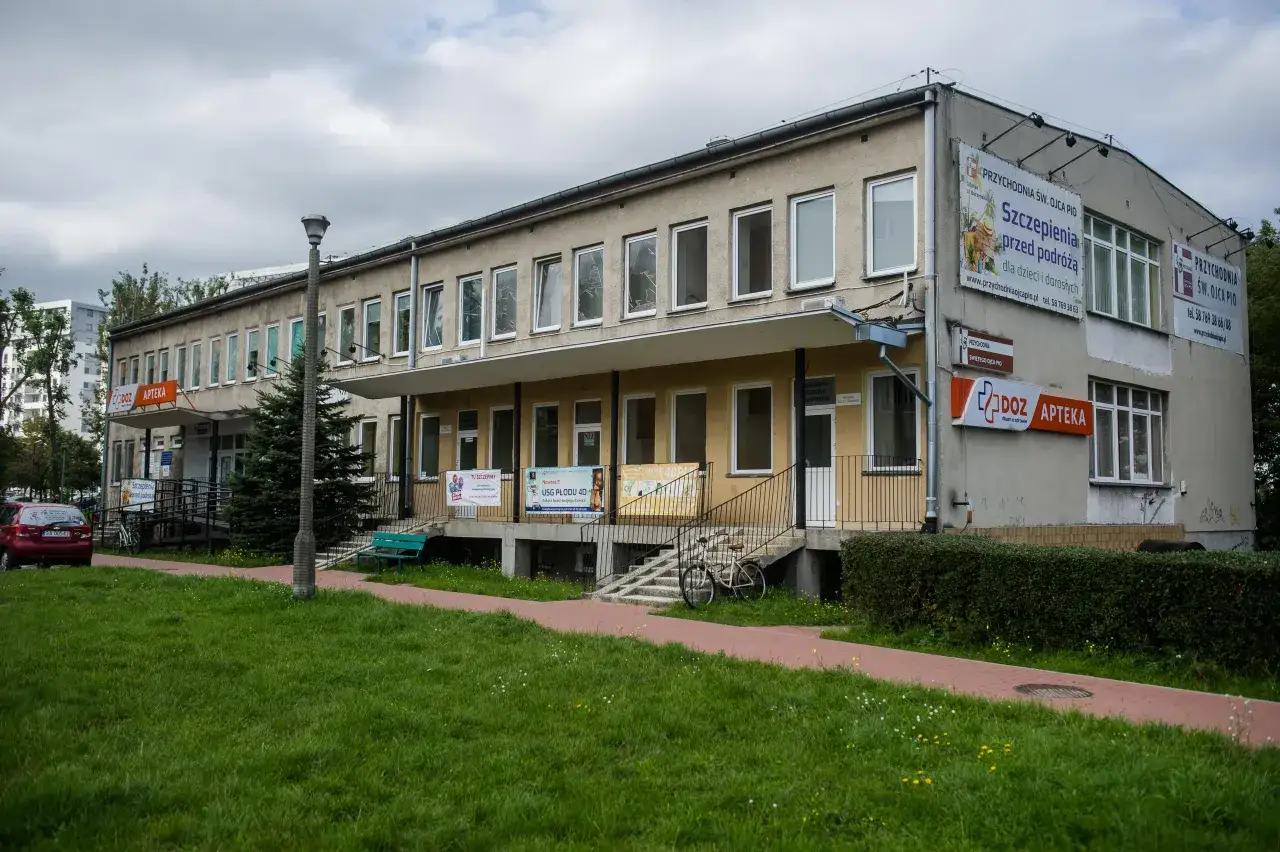 Przychodnia św. Ojca Pio Gdańsk budynek