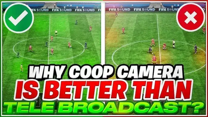 FIFA 23 por&oacute;wnanie kamer Teletransmisyjna Wsp&oacute;łpracy