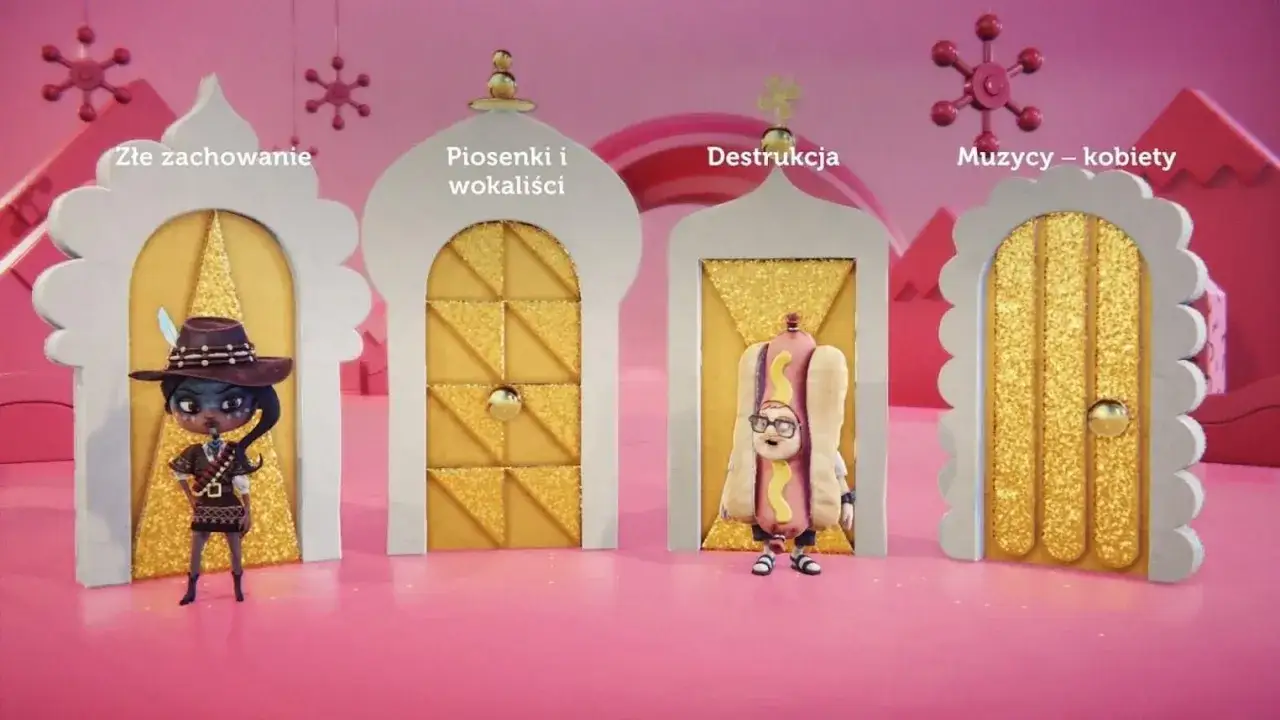 Gry jak wiedza to potęga! Postacie przed drzwiami: